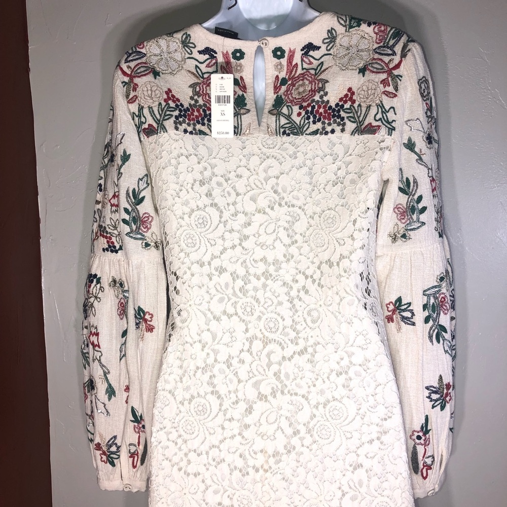 Sold❗️Anthropologie Embroidered Dress - Picture 6 of 8